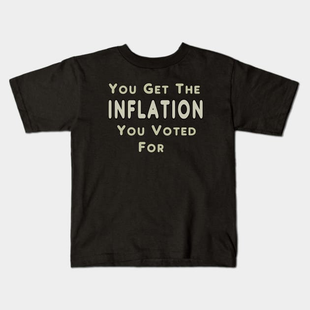 Inflation Kids T-Shirt by Mark Ewbie